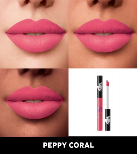 Elle 18 Lipstick Peppy Coral (Matte)