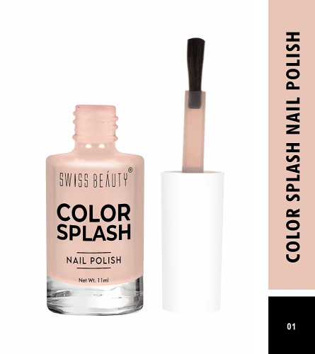 Swiss Beauty Color SPLASH Nail Polish, Shade- 01