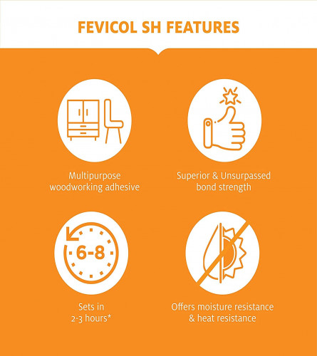 Pidilite Fevicol SH - Ultimate woodworking adhesive 500 gm