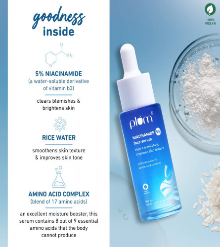 Plum 5% Niacinamide Serum | Serum for Face