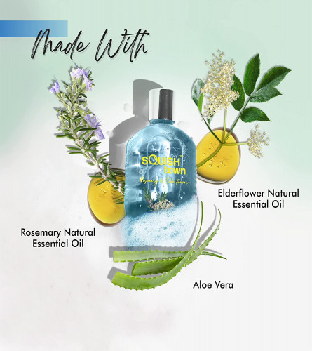 Squish Town - Rosemary and Elderflower Shower Gel and Body Wash