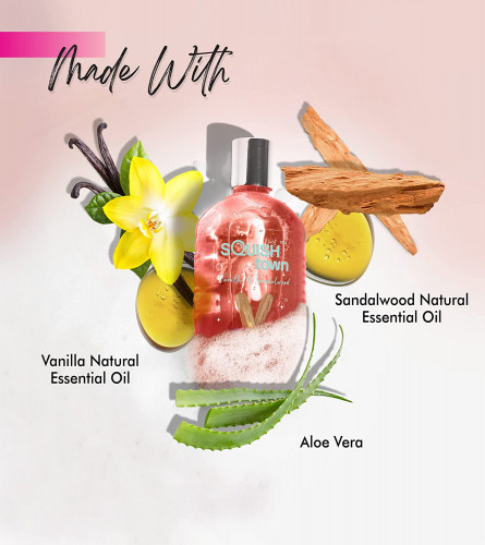 Squish Town - Vanilla and Sandalwood Shower Gel and Body Wash