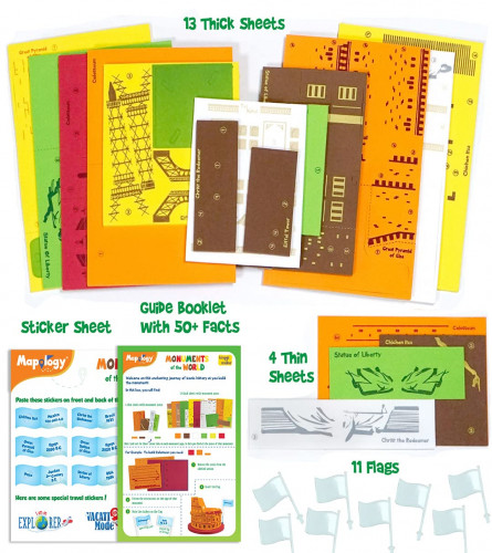 Imagimake Mapology Monuments of The World Educational Toy and Learning