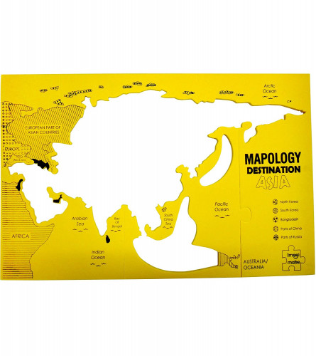 Imagimake Mapology Destination Asia Map Puzzle, Multi Color