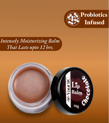 VauriiC Chocolate Lip Balm Heals & Hydrates Chapped Lips