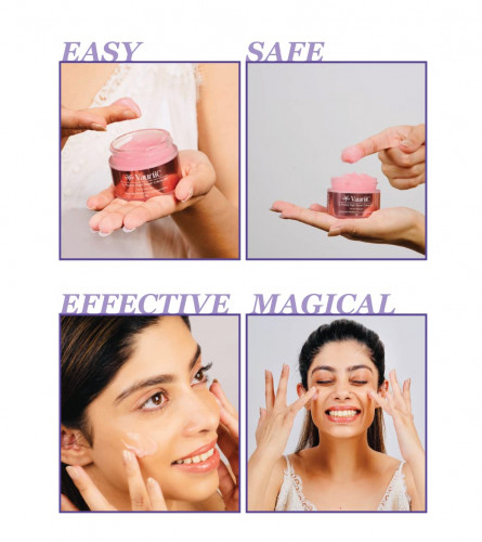 VauriiC B3 Positive Night Repair Face Creame Gel for Women and Men Night Cream,