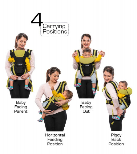 LuvLap Elegant Baby Carrier With 4 Carry Positions