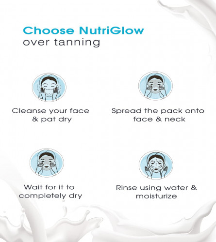 NutriGlow Advanced Organics De Tan Cream Mask 100 gm (Pack of 2)