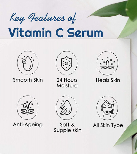 NutriGlow Advanced Organics Vitamin C Serum For Face 50 ml