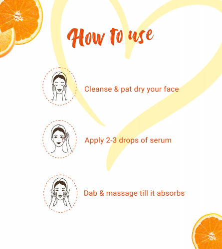 NutriGlow Advanced Organics Vitamin C Serum with Hyaluronic Acid - 30 ml