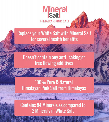 NutroActive MineralSalt Himalayan Pink Rock Salt Extra Fine Grain - 200g