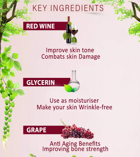 NutriGlow Red Wine Toner 120 ml (pack of 2)