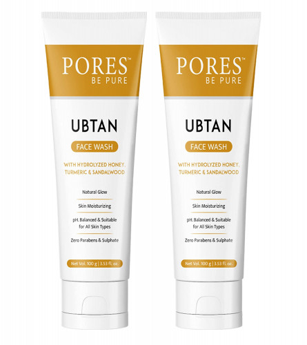 PORES Be Pure Ubtan Face Wash 100 gm (pack of 2)
