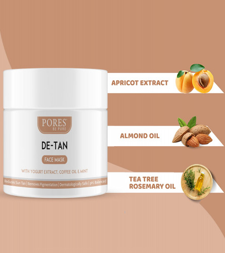 Pores Be Pure Face Mask D-Tan Clay 100 gm