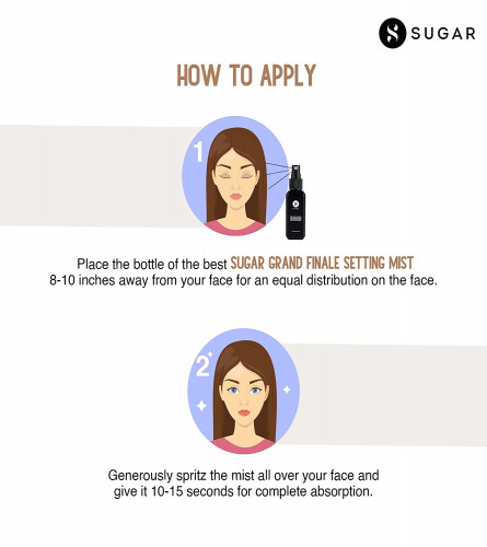 SUGAR Cosmetics Grand Finale -Highlighting Setting Mist 2-in-1 (50 ml)