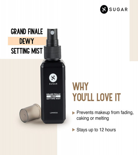 SUGAR Cosmetics Grand Finale -Dewy Setting Mist 2-in-1 (50 ml)