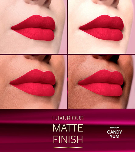 FACES CANADA Comfy Matte Lip Crayon -Yum 01, 2.8 g (Pack of 2)
