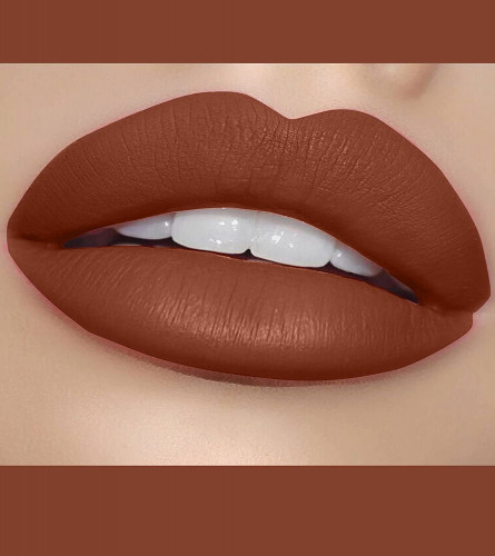 Brwn Beauty Liquid Matte Lipstick Long Lasting Waterproof Stay Matte Finish  (Brown Nude)