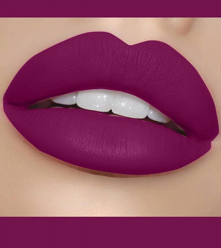 Brwn Beauty Liquid Matte Lipstick Long Lasting Waterproof Super Stay Matte Finish  (Wine, 30 ml)