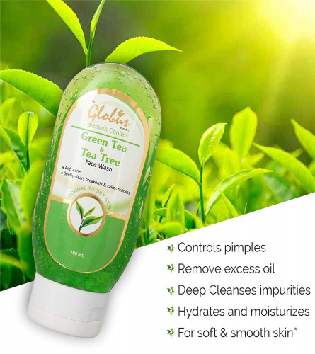 Globus Green Tea & Tea Tree Face Wash