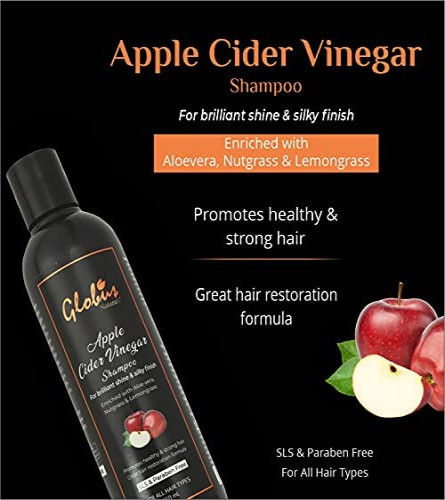 Globus Naturals Apple Cider Vinegar Shampoo