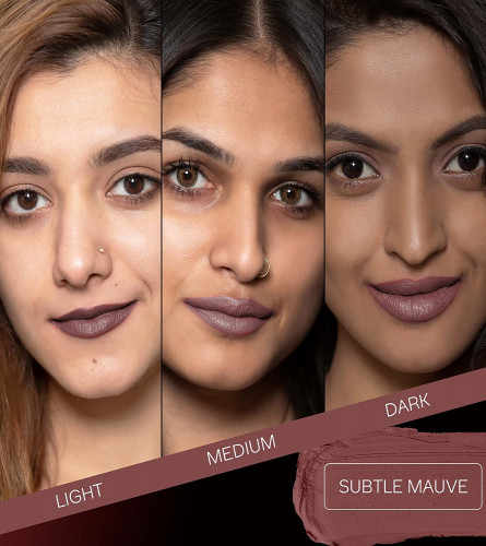 FACES CANADA Weightless Matte Lipstick - Subtle Mauve 10, 4.5g (Pack of 2)