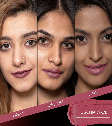 FACES CANADA Weightless Matte Lipstick - Fuschia Wave 02, 4.5g (Pack of 2)