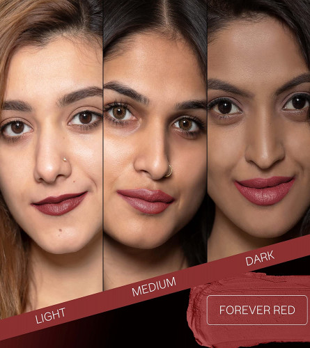 FACES CANADA Weightless Matte Lipstick - Forever Red, 4.5g (Pack of 2)