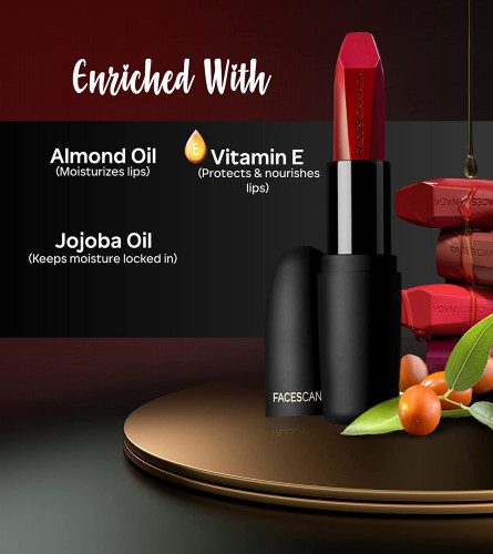 FACES CANADA Weightless Matte Lipstick -Kissed Ruby 13, 4.5g (Pack of 2)