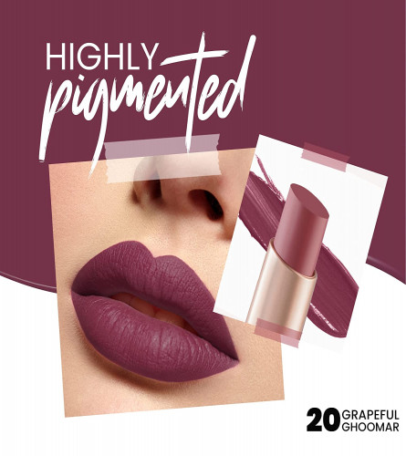 MARS Creamy Matte Long Lasting Lipstick 20 Grapeful Ghoomar 4 g (Pack of 2)