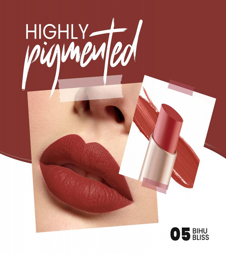 MARS Creamy Matte Long Lasting Lipstick 05-Bihu Bliss 4 g (Pack of 2)