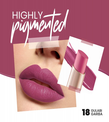 MARS Creamy Matte Long Lasting Lipstick 18-Gulabi Garba 4 g (Pack of 2)