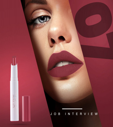 MARS Matte Non-Transfer Butter Smooth Lipstick 07-Job Interview 3.5 gm (Pack of 2)