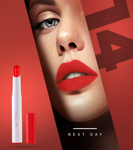MARS Matte Non-Transfer Butter Smooth Lipstick 14-Next Day 3.5 gm (Pack of 2)