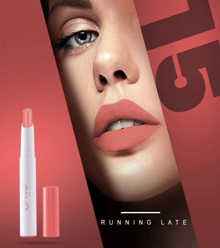MARS Matte Non-Transfer Butter Smooth Lipstick 15-Running Late 3.5 gm (Pack of 2)