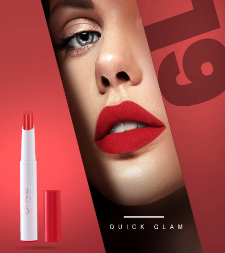 MARS Matte Non-Transfer Butter Smooth Lipstick 19-Quick Glam 3.5 gm (Pack of 2)