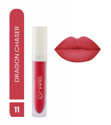 MARS Matte Liquid Long Lasting Lip Color 11-Dragon Chaser 4.5 ml (Pack of 2)