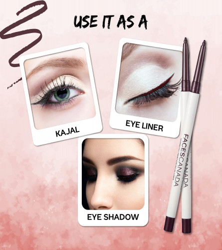 Faces Canada UltimePro Twist Eye Kajal Liner Plum 04 0.35 g