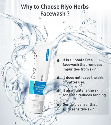 Riyo Herbs Aqua Restoration Hydrating Face wash