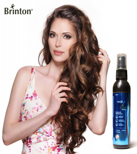 Brinton WellGrow Gold Hair Serum for Hair Care, Women, Men