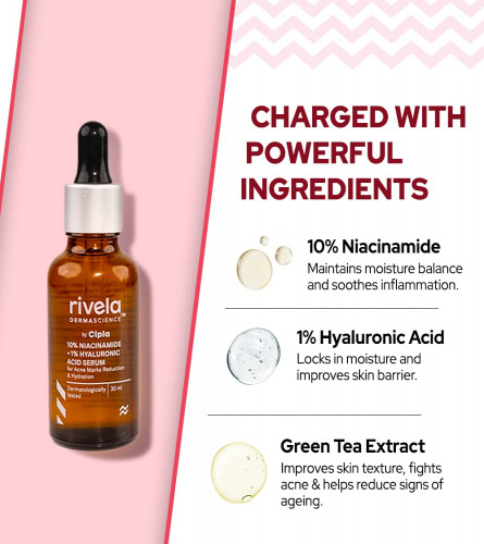 Rivela Dermascience 10% Niacinamide Face Serum By Cipla
