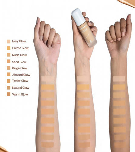 Mamaearth Glow Serum Foundation Lotion with Vitamin C & Turmeric -Warm Glow 30 ml