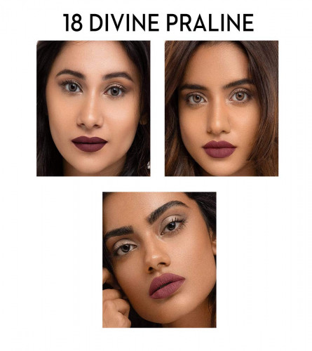 SUGAR Cosmetics Smudge Me Not Liquid Lipstick Divine Praline 4.5 ml