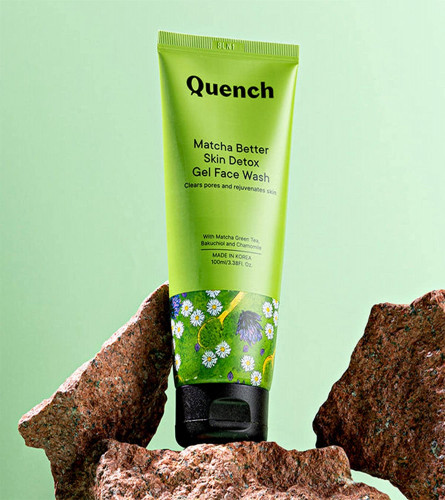 Quench Botanics Matcha Better Skin Detox Gel Face Wash