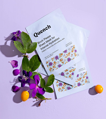 Quench Botanics Birch Please Sheet Mask for Intense Hydration