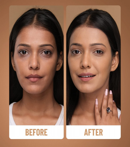 Swiss Beauty High Coverage Waterproof Base Foundation Medium-Beige 55gm (Pack Of 2)