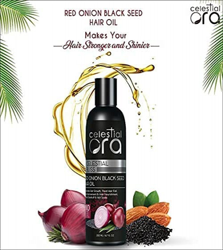 Celestial Ora Red Onion Black Seed Onion Oil