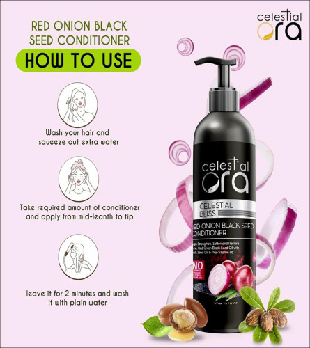 Celestial Ora Organic Red Onion Hair Treatment Conditioner