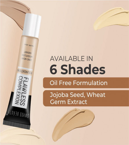 Swiss Beauty Natural Pearl Illuminator Cream Foundation - Beige Natural