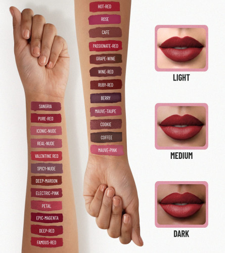 Swiss Beauty Ultra Smooth Matte Liquid Lipstick - Petal